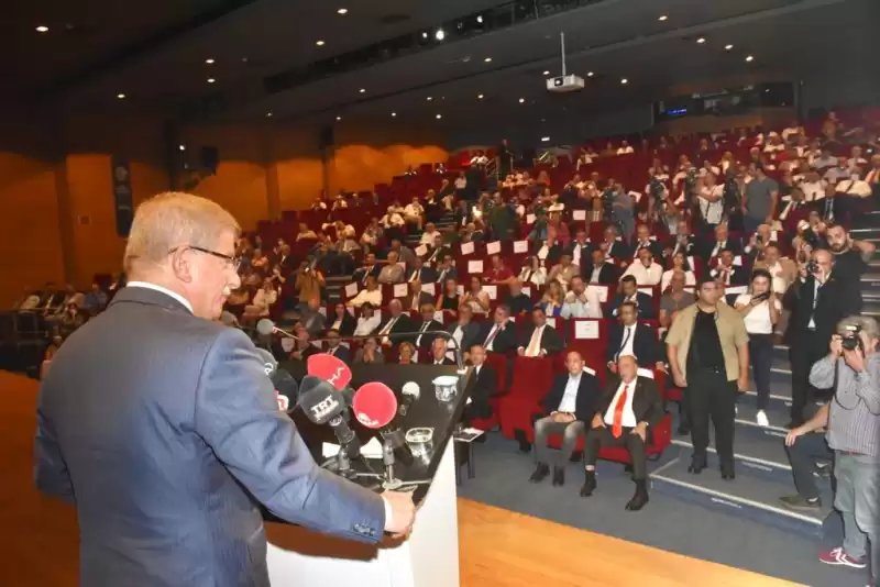 GELECEK PARTİSİ GENEL BAŞKANI AHMET DAVUTOĞLU'NUN HÜR DÜŞÜNCE HAREKETİ'NİN GENEL KURULUNA KATILDI 