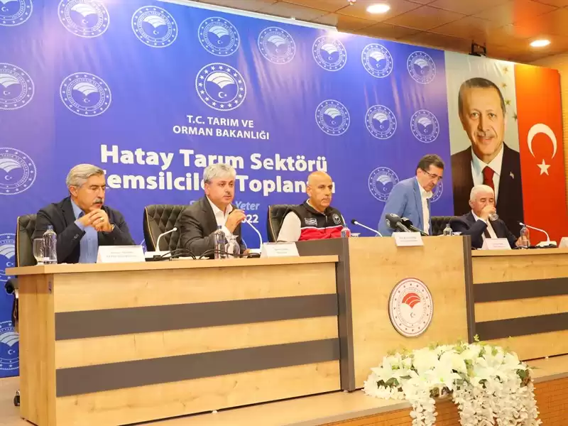 Tarım Ve Orman Bakanı Prof. Dr. Kirişci, Hatay’da