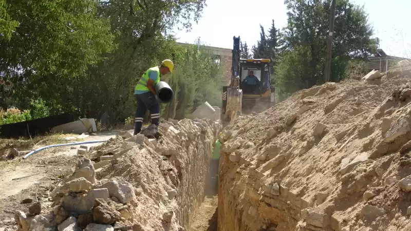 YENİ MESKENLERİN ALTYAPI İHTİYACI KARŞILANIYOR