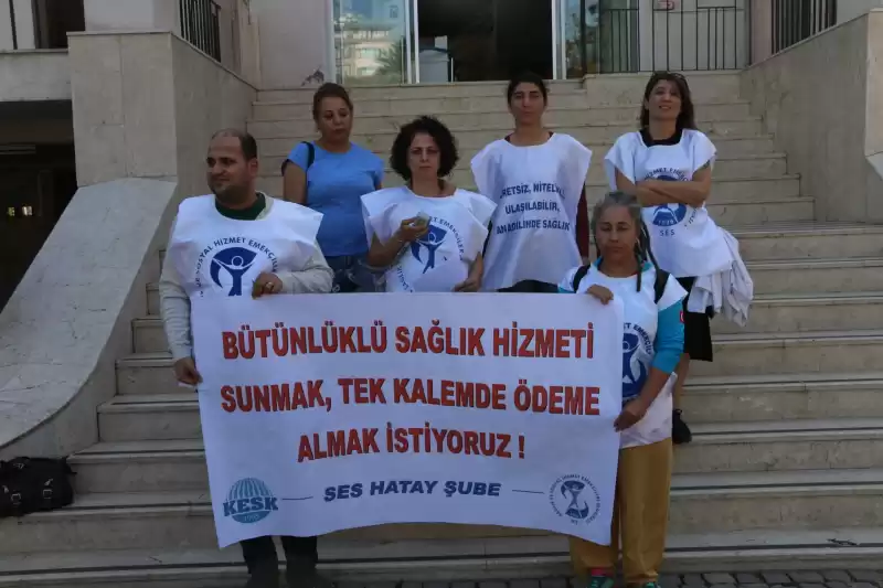 SES Hatay Çalışırken Ve Emeklilikte Insanca Yaşamaya Yetecek ücret Istiyoruz.