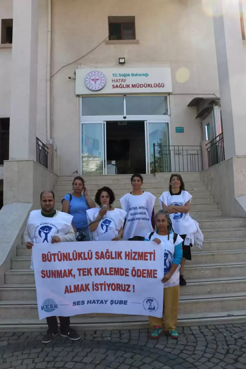 SES Hatay Çalışırken Ve Emeklilikte Insanca Yaşamaya Yetecek ücret Istiyoruz.