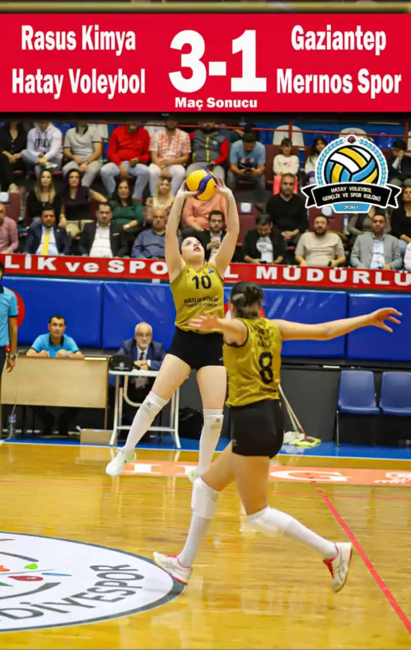 KADINLAR HATAY VOLEYBOL TAKINININ ANA SPONSORU RASUS KİMYA OLDU