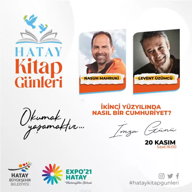 HATAY KİTAP GÜNLERİ BAŞLIYOR