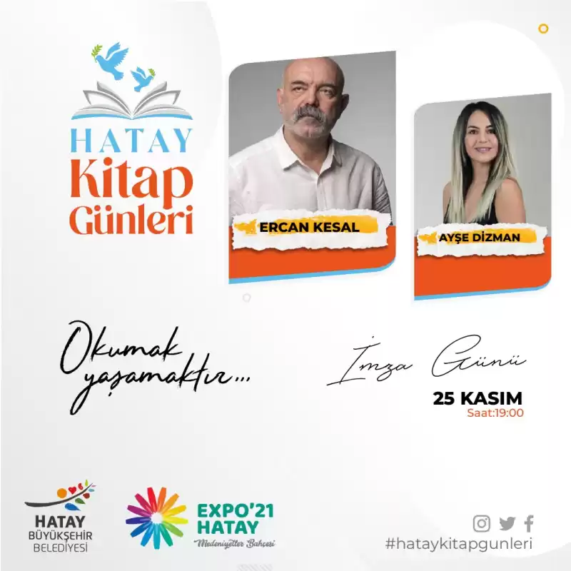 HATAY KİTAP GÜNLERİ BAŞLIYOR