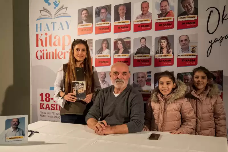USTA OYUNCU VE YAZAR ERCAN KESAL HATAYLI SEVENLERİ İLE BULUŞTU