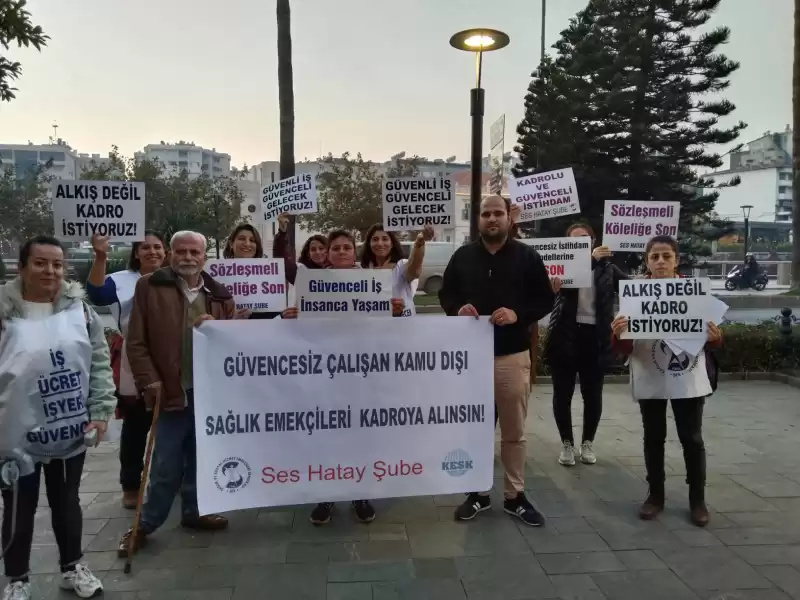 Güvencesiz Çalışan Kamudışı Sağlık Emekçileri Kadroya Alınsın!