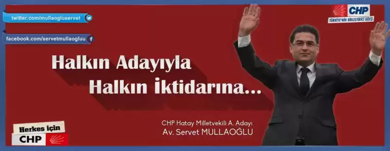 MULLAOĞLU HATAYA DESTEK VERENLERE  TEŞEKKÜR ETTİ