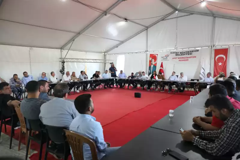 CHP HATAY İL VE İLÇE YÖNETİCİLERİ, MİLLETVEKİLLERİ VE BELEDİYE BAŞKANLARI 28 MAYIS SEÇİMİ İÇİN BİRARAYA GELDİ.