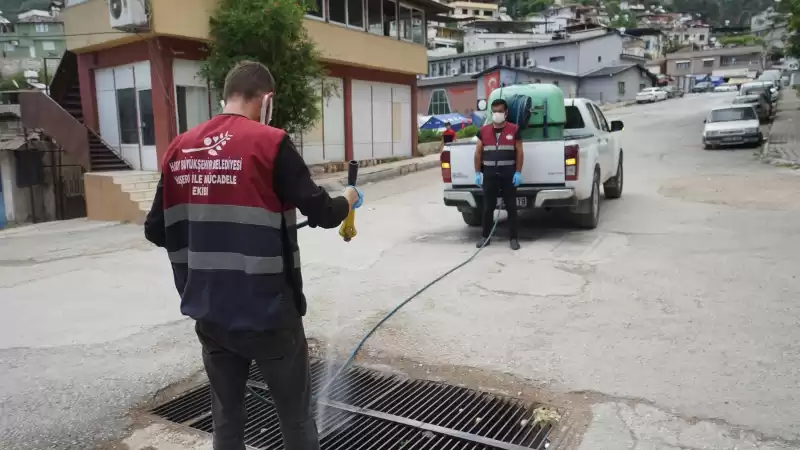 HAŞERE İLE MÜCADELE İL GENELİNDE DEVAM EDİYOR