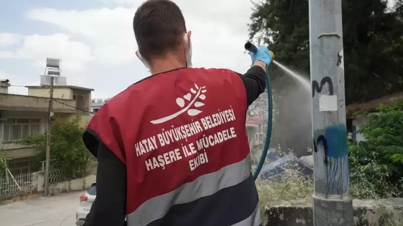 HAŞERE İLE MÜCADELE İL GENELİNDE DEVAM EDİYOR