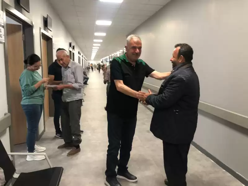 Başkan YILMAZ Defne Yeni Devlet Hastanesini Ziyaret Etti 