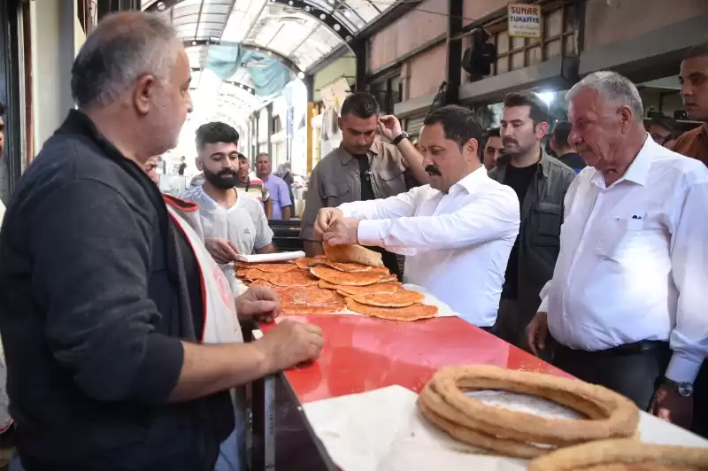 VALİ MASATLI VE BAŞKAN YILMAZ’DAN  AHİLİK HAFTASI MÜNASEBETİ İLE ESNAFA ZİYARET