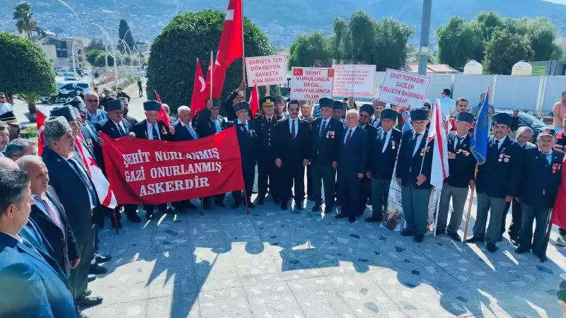 19 EYLÜL GAZİLER GÜNÜ DÜZENLENEN TÖREN İLE KUTLANDI
