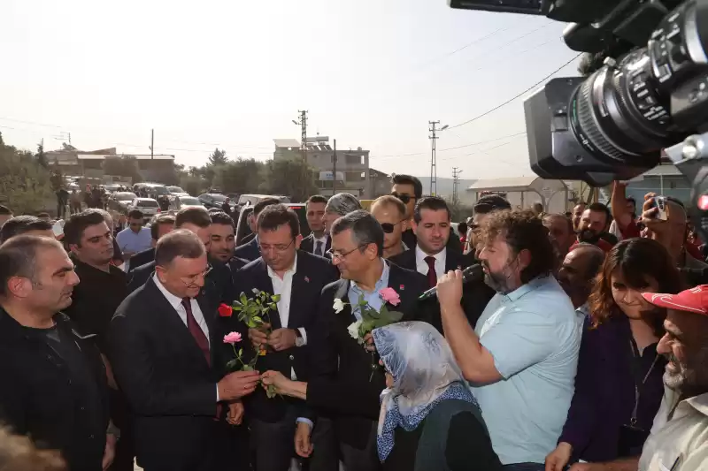 CHP GENEL BAŞKANI ÖZGÜR ÖZEL HATAY ZİYARETİNİ DEĞERLENDİRDİ