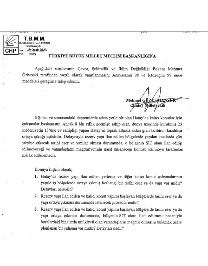 DEPREM KONUTLARI İNŞAATINDA TARİHİ ESER, YAPI ÇIKARSA NE OLACAK? DEPREMZEDE VATANDAŞIN MAĞDUR OLMASI ÖNLENECEK Mİ?