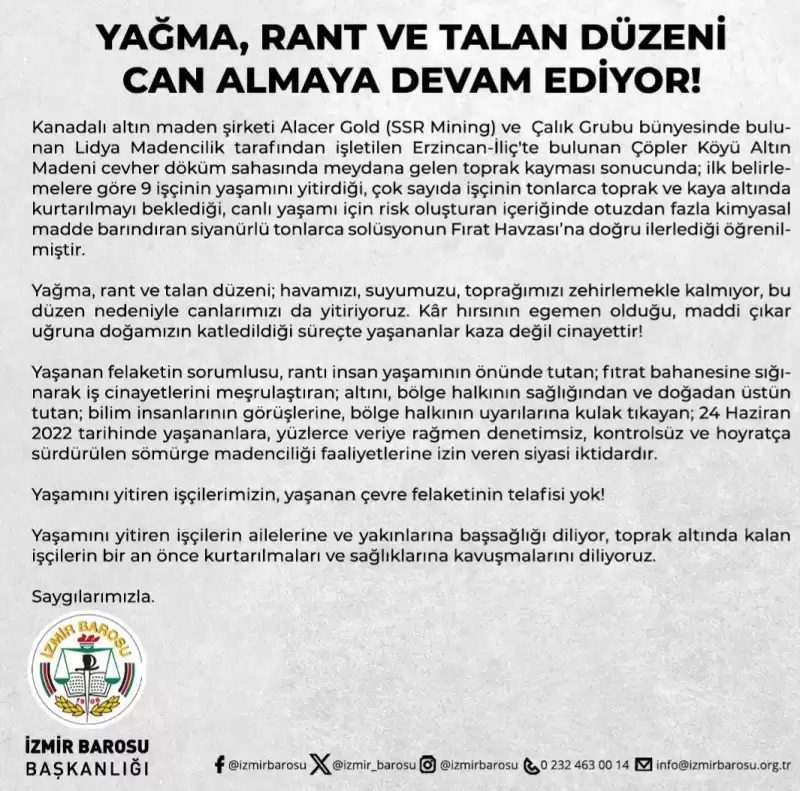 YAĞMA, RANT VE TALAN DÜZENİ CAN ALMAYA DEVAM EDİYOR!