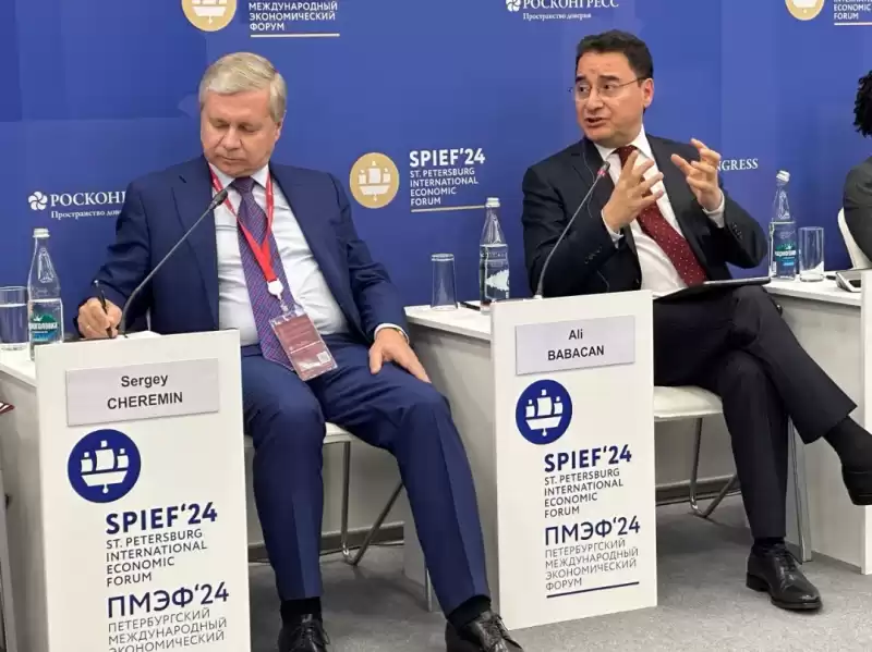 Ali Babacan, St. Petersburg Uluslararası Ekonomi Forumu’nda